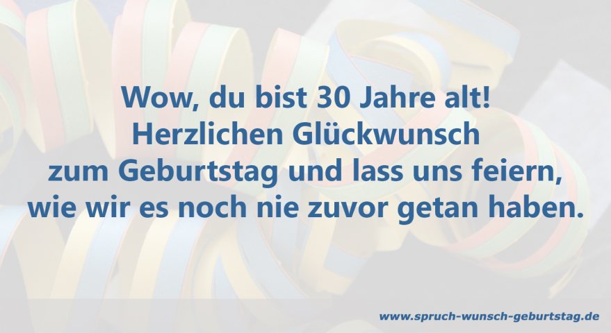 Feiern zum Geburtstag