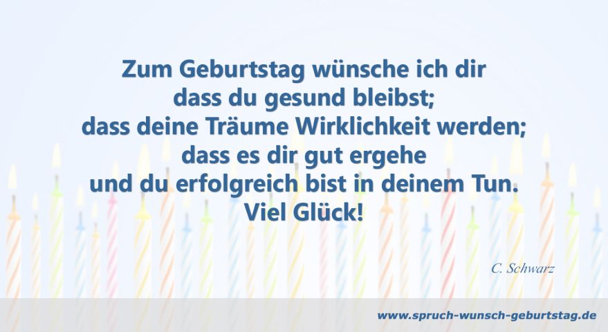 Geburtstag persönlich zum glückwünsche Geburtstagsreime