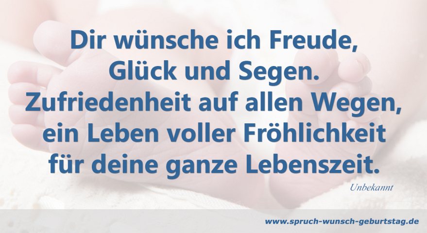 Glückwünsche Und Sprüche Zur Geburt