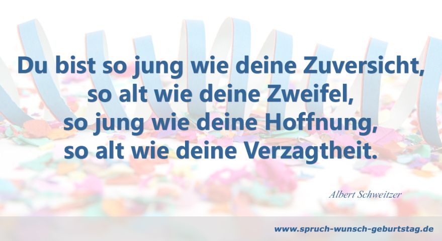 Geburtstagsspruch