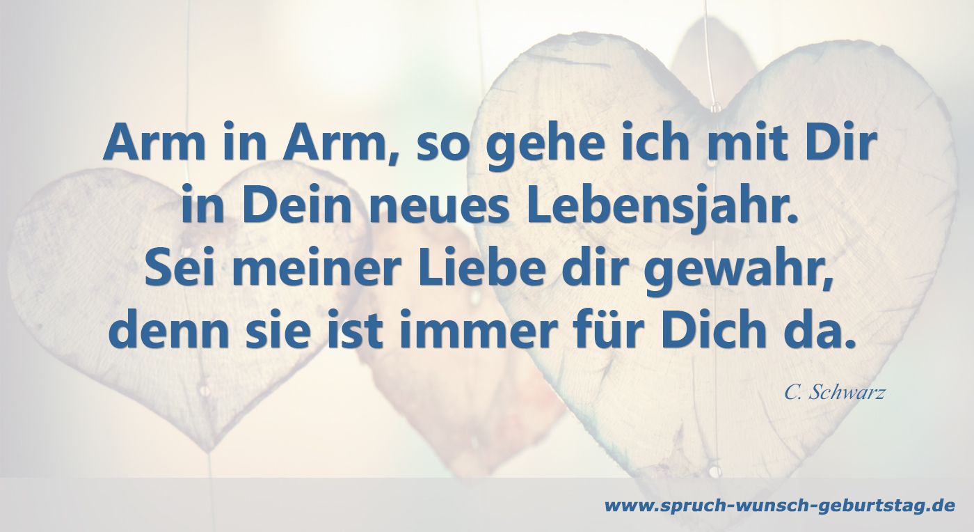 Spruch zum Geburtstag Partner