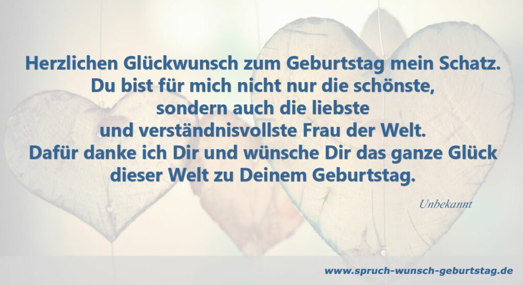 Geburtstagssprüche für den Partner Glückwünsche für meinen Schatz
