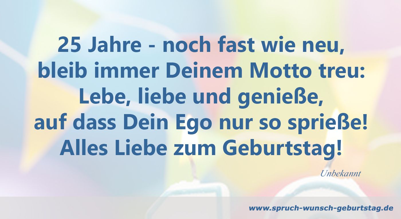 Geburtstag und fast wie neu