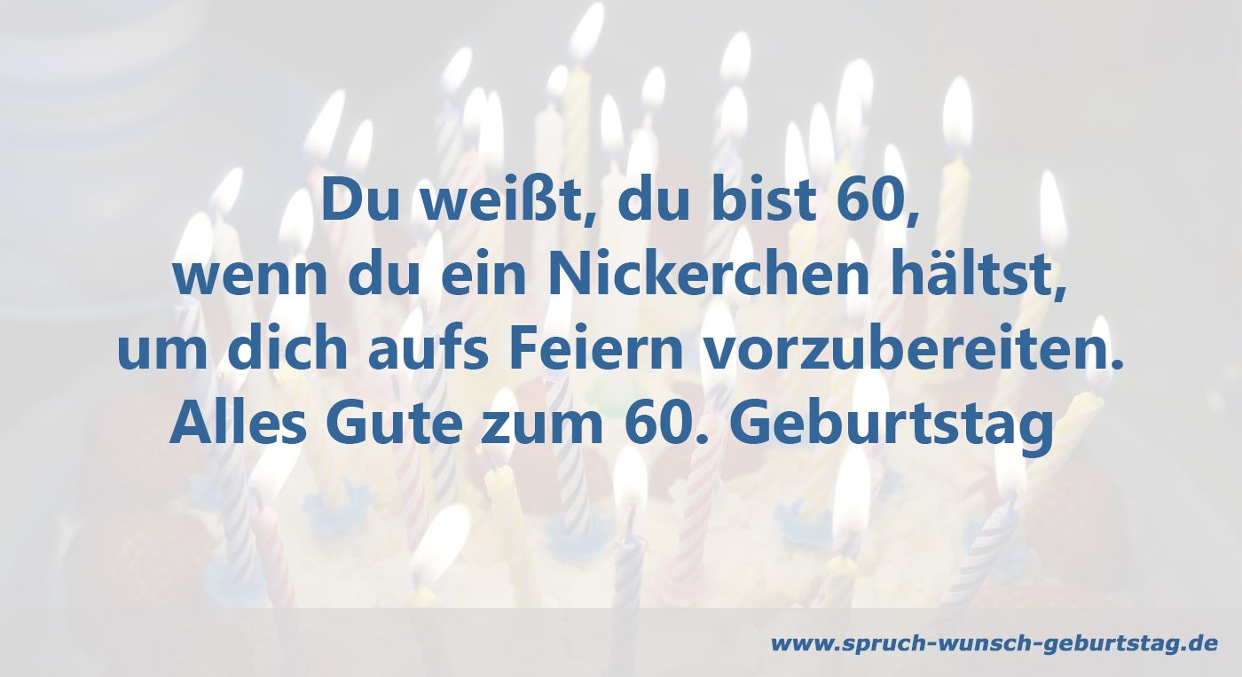 Feiern zum 60.