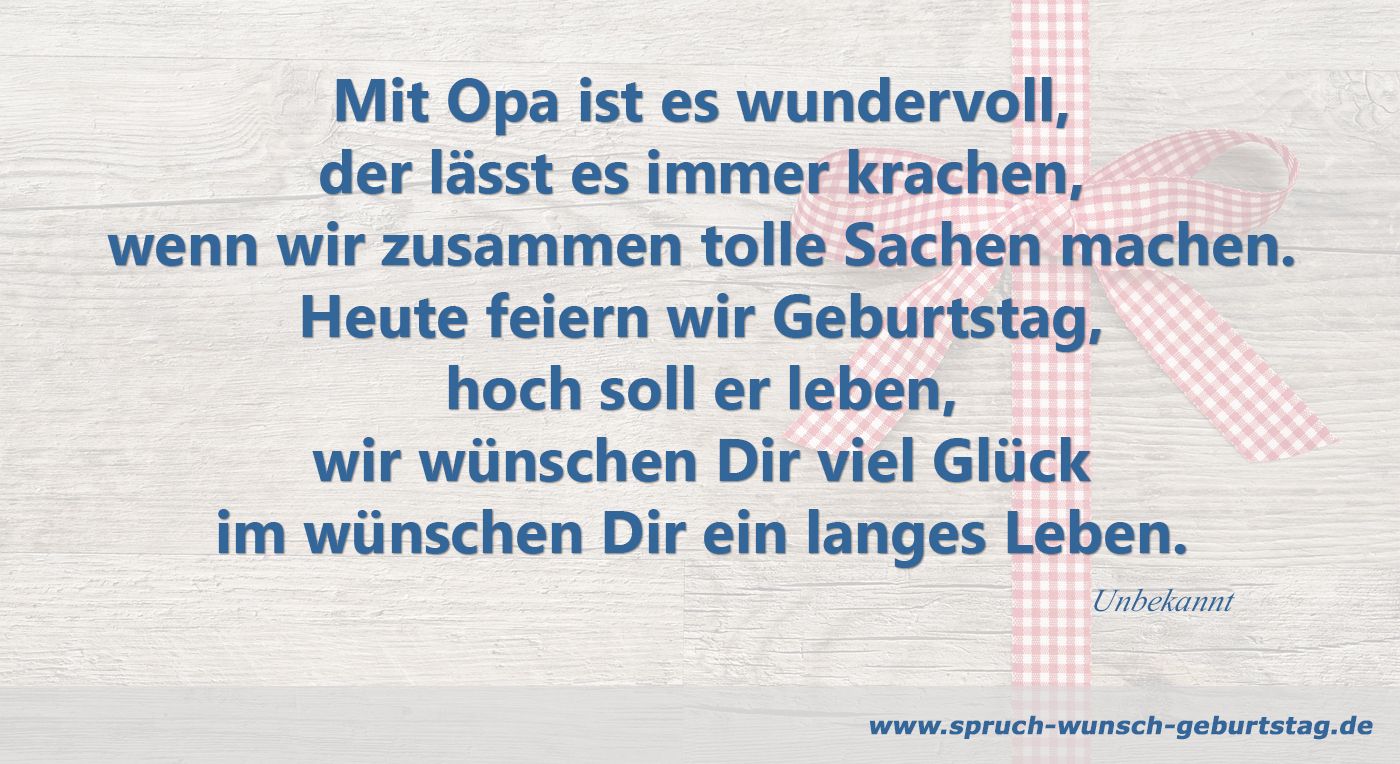 Spruch lass es krachen